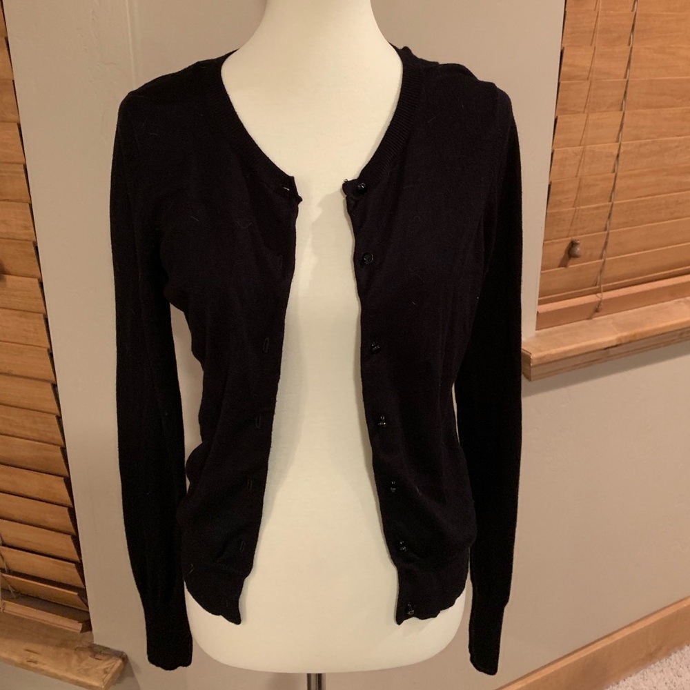 Express Black Basic Cardigan